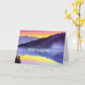  sympathie voor het Serene Lake Kaart (Gele Bloem)