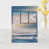 sympathie voor het surf op zee kaart (Gele Bloem)