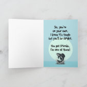 Sympathie voor het uiteenvallen kaart (Binnen)