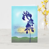 sympathie voor het verlies van de grote kleindocht kaart (Gele Bloem)