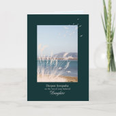 Sympathie voor het verlies van dochter Grasses Kaart (Voorkant)