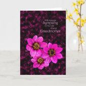 Sympathie voor het verlies van een grootmoeder kaart (Gele Bloem)