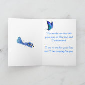 Sympathie voor het verlies van een ouderkaart kaart (Binnen)