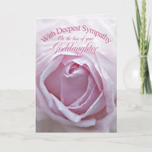 Sympathie voor het verlies van Goddaughter, een ro Kaart