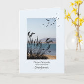 Sympathie voor het verlies van grootouders, de Sea Kaart (Gele Bloem)