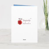 Sympathie voor het verlies van je hond kaart (Achterkant)