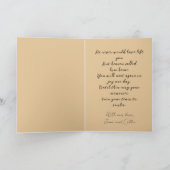 Sympathie voor het verlies van Yellow Lab Angel Kaart (Binnen)