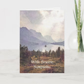 sympathie voor het waterverf bergmeer kaart (Voorkant)