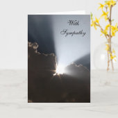 sympathie voor het zilveren licht kaart (Gele Bloem)