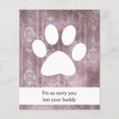 sympathie voor  huisdierenverlies (Voorkant)