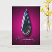 Sympathie voor je verloren kaart | Met sympathie (Gele Bloem)