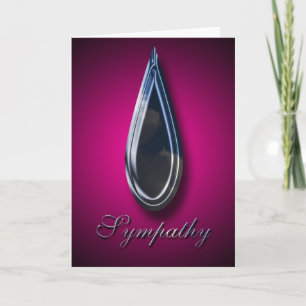 Sympathie voor je verloren kaart   Met sympathie