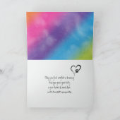 sympathie voor kat Pet verlies Kaart (Binnen)