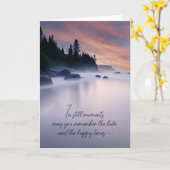 Sympathie voor Lake Mist Kaart (Gele Bloem)