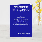 sympathie voor liefdeswenskaarten kaart (Gele Bloem)