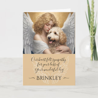Sympathie voor Lost Golden Doodle Angel Art