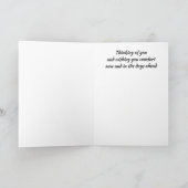 Sympathie voor mooie witte kat kaart (Binnen)