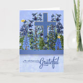 Sympathie voor ons altijd dankbare kruis dank u we kaart (Voorkant)