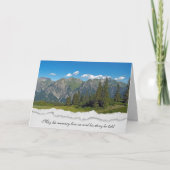 sympathie voor Oostenrijkse bergtoppen Kaart (Voorkant)