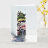 Sympathie voor opendeurdeuren kaart (Gele Bloem)