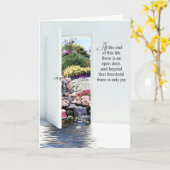 Sympathie voor opendeurdeuren kaart (Gele Bloem)