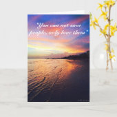 Sympathie voor overlevenden van zelfmoord kaart (Gele Bloem)