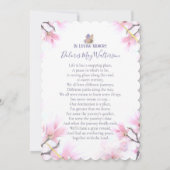 Sympathie voor Paarse en roze vlinder Kaart (Achterkant)