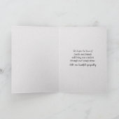 sympathie voor  Rose Bouquet Kaart (Binnen)