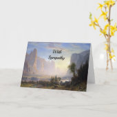 sympathie voor schilderen uit Bierstadt Valley Yos Kaart (Gele Bloem)