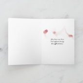 sympathie voor tlip bouquet kaart (Binnen)