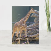 sympathie voor uw uiteenvallen kaart (Voorkant)