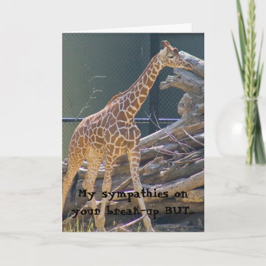 sympathie voor uw uiteenvallen kaart (Voorkant)