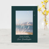 Sympathie voor verlies kleindochter kaart (Gele Bloem)