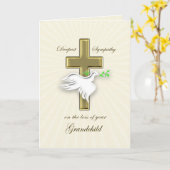 Sympathie voor verlies kleinkind kaart (Gele Bloem)