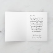 Sympathie voor verlies van Dachshund Angel Kaart (Binnen)