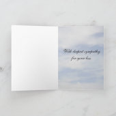 Sympathie voor verlies van het paard kaart (Binnen)