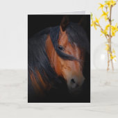 Sympathie voor verlies van het paard kaart (Gele Bloem)