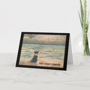 Sympathie voor verlies van hond kaart