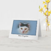 Sympathie voor verlies van huisdier met kat kaart (Gele Bloem)