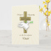 Sympathie voor verlies van kind kaart (Gele Bloem)