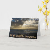 Sympathie voor Verlies van Moeder Kaart (Gele Bloem)