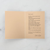 Sympathie voor verlies van poedel engel kunst kaar (Binnen)