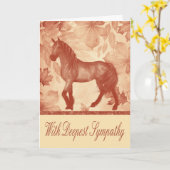 Sympathie voor verlies van wenskaart kaart (Gele Bloem)