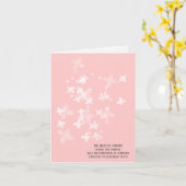 sympathie voor witte ondoorzichtige bloemen kaart (Gele Bloem)