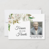 Sympathie voor witte rozen DANK U | FOTO Bedankkaart