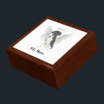 Sympathie voor zwart-wit Duitse horthaired Pointer Cadeaudoosje<br><div class="desc">Sommigen brengen een licht dat zo groot is voor de wereld, dat zelfs nadat ze weg zijn, hun licht overblijft. Laat een zoete keepjesdoos je hart troosten als je een moment neemt om je geliefde zwarte en witte duitse stengelige wijzer te herinneren. Voor de attentste geschenken, paar het met een...</div>