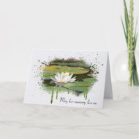 Sympathie Water Lily Abstract