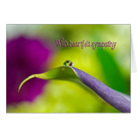 Sympathie waterdruppel op lef