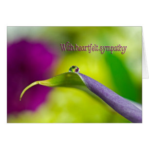 Sympathie waterdruppel op lef