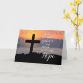 Sympathie, we grieven niet zoals die zonder hoop kaart (Gele Bloem)